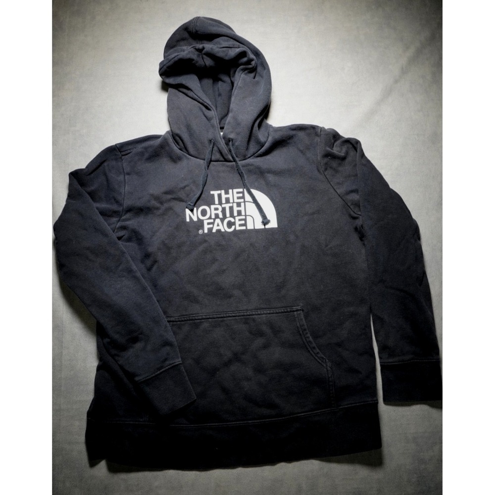 Women's The North Face Size XL Black Pullover Hoodie Sweatshirt Kangaroo Pocket